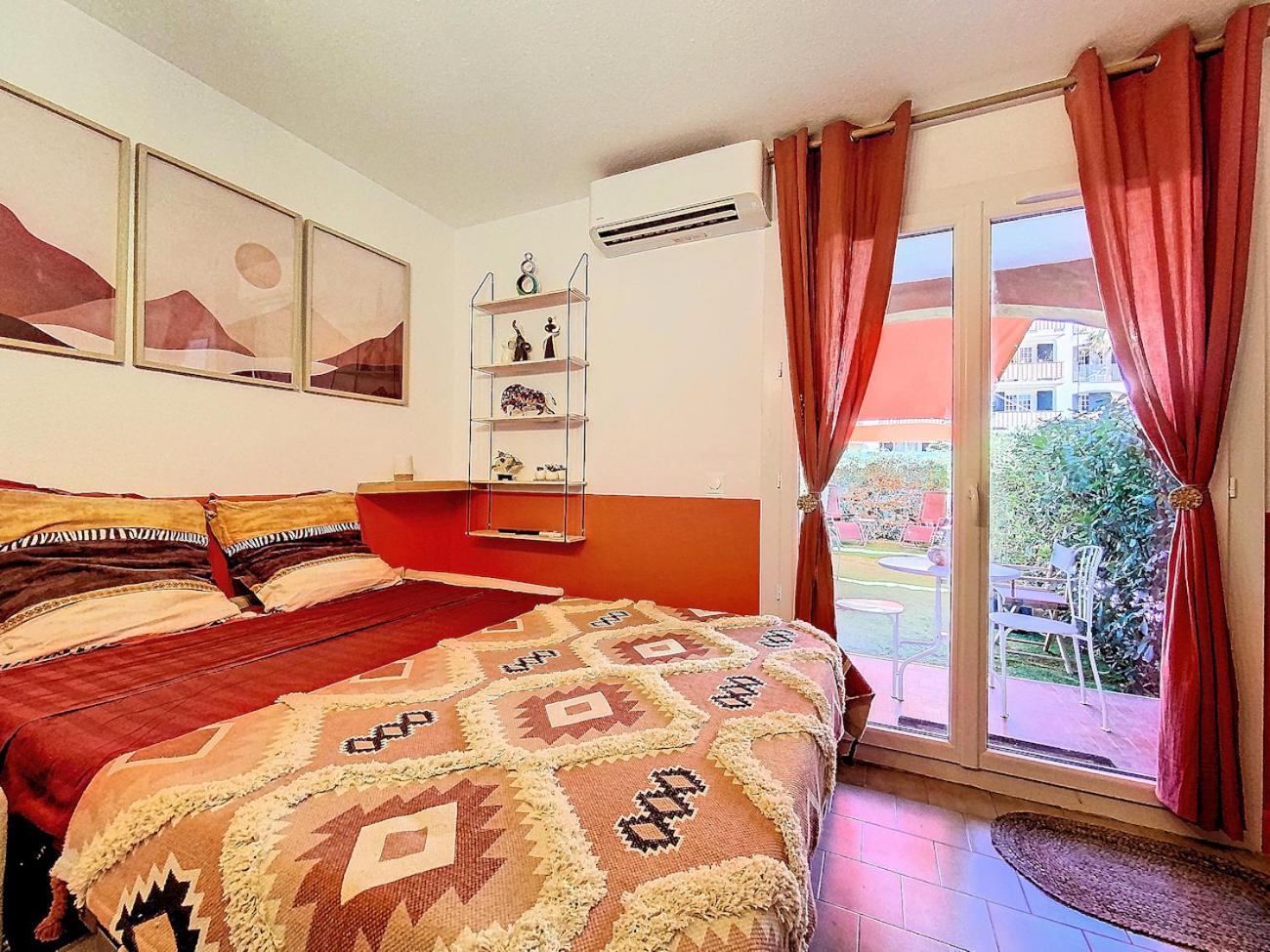 Cosy, Wi-Fi, Jardin & Parking, Jasmins Studio En Cote-D'Azur Vallauris Exteriör bild