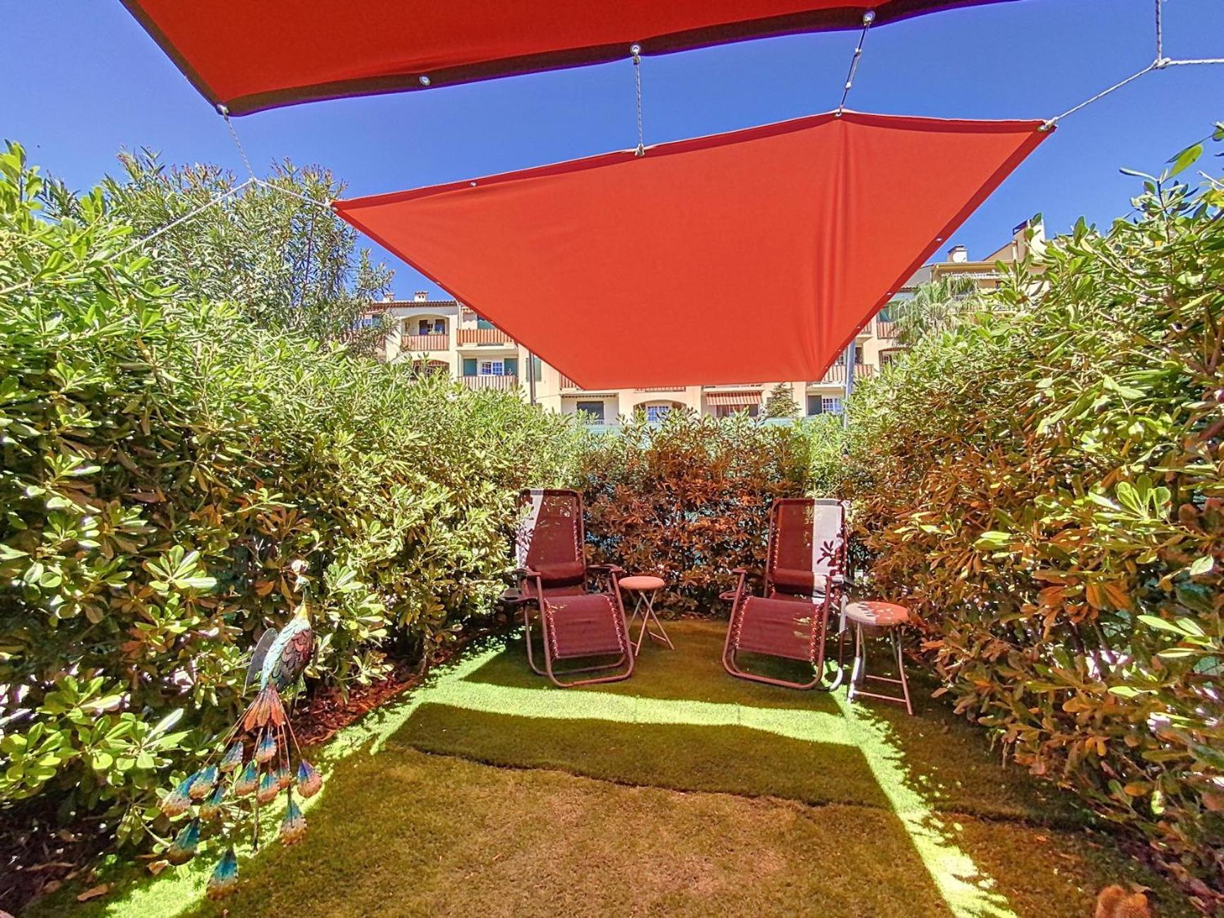 Cosy, Wi-Fi, Jardin & Parking, Jasmins Studio En Cote-D'Azur Vallauris Exteriör bild